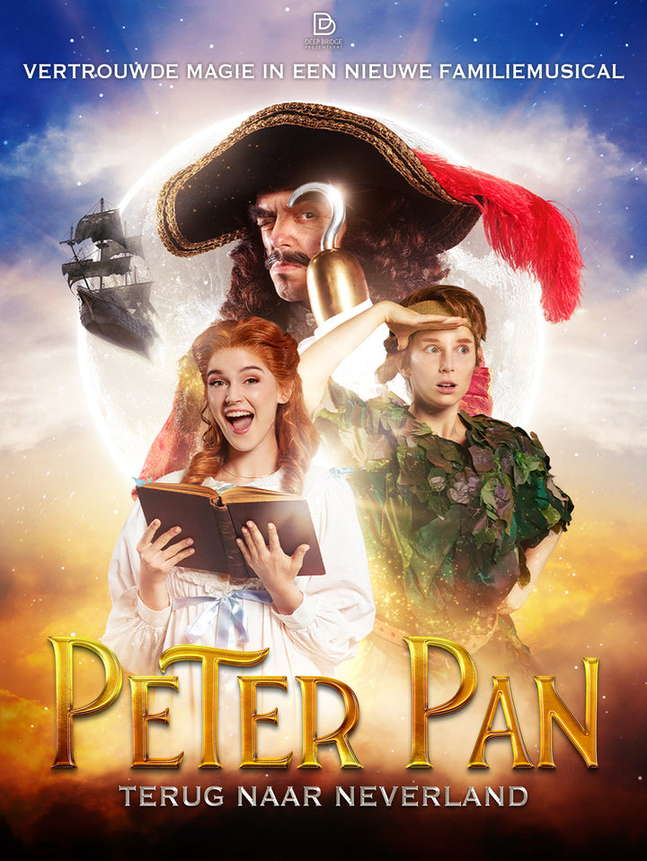 Ticket voor familiemusical Peter Pan - Terug naar Neverland