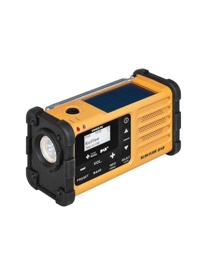 Oplaadbare radio - Sangean Survivor MMR-88DAB