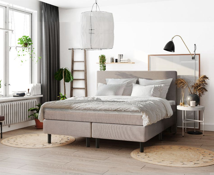 Optibedding boxspring met vlakke bodem