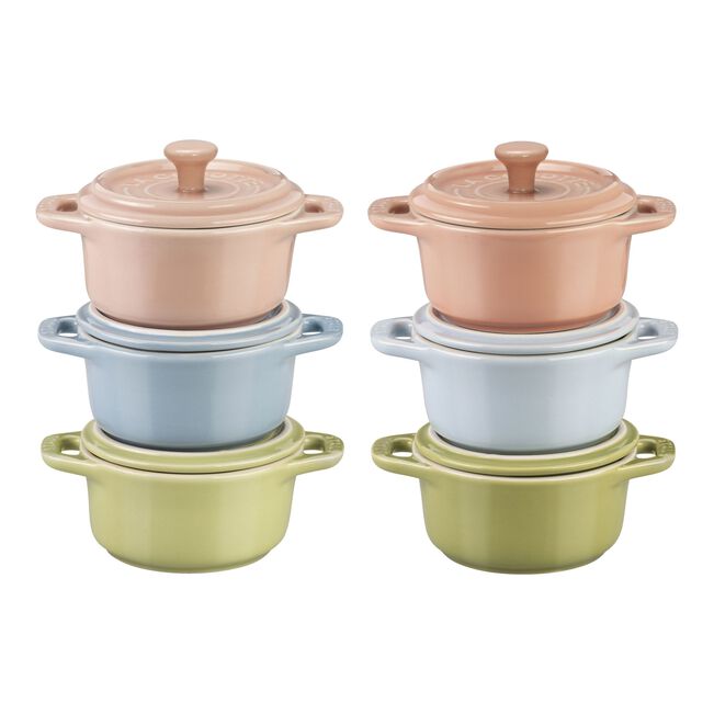 Staub Macaron Ceramic - set van 6 cocottes (200 ml)