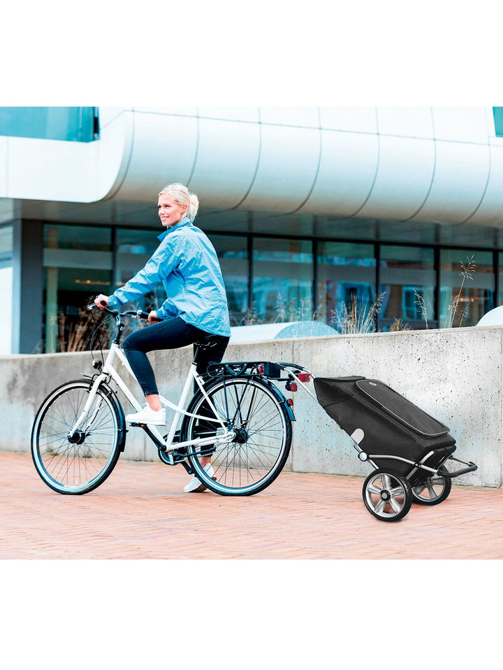 Royal Shopper Folke van Andersen met fietskoppeling - zwart